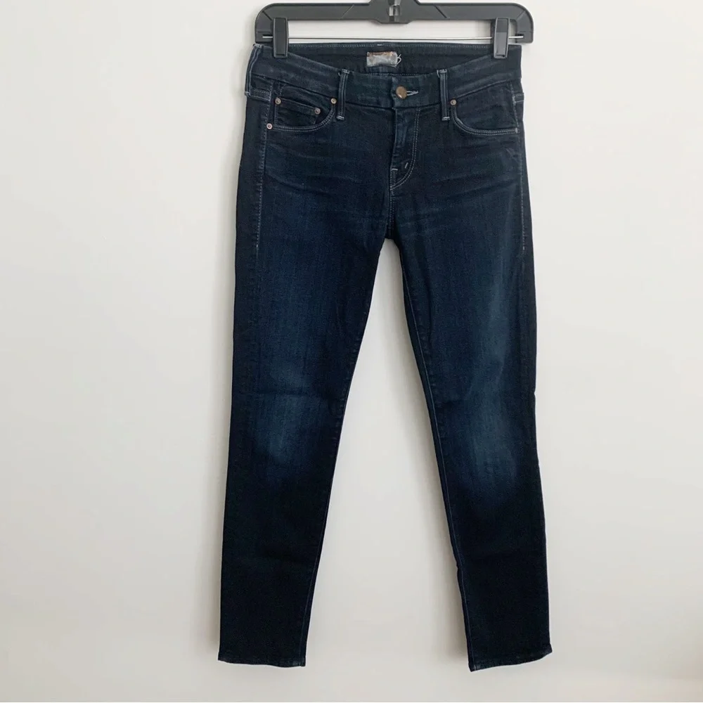 Mother The Looker Crop Coffee, Tea or Me Wash Jeans Size 25 - Picture 1 of 11